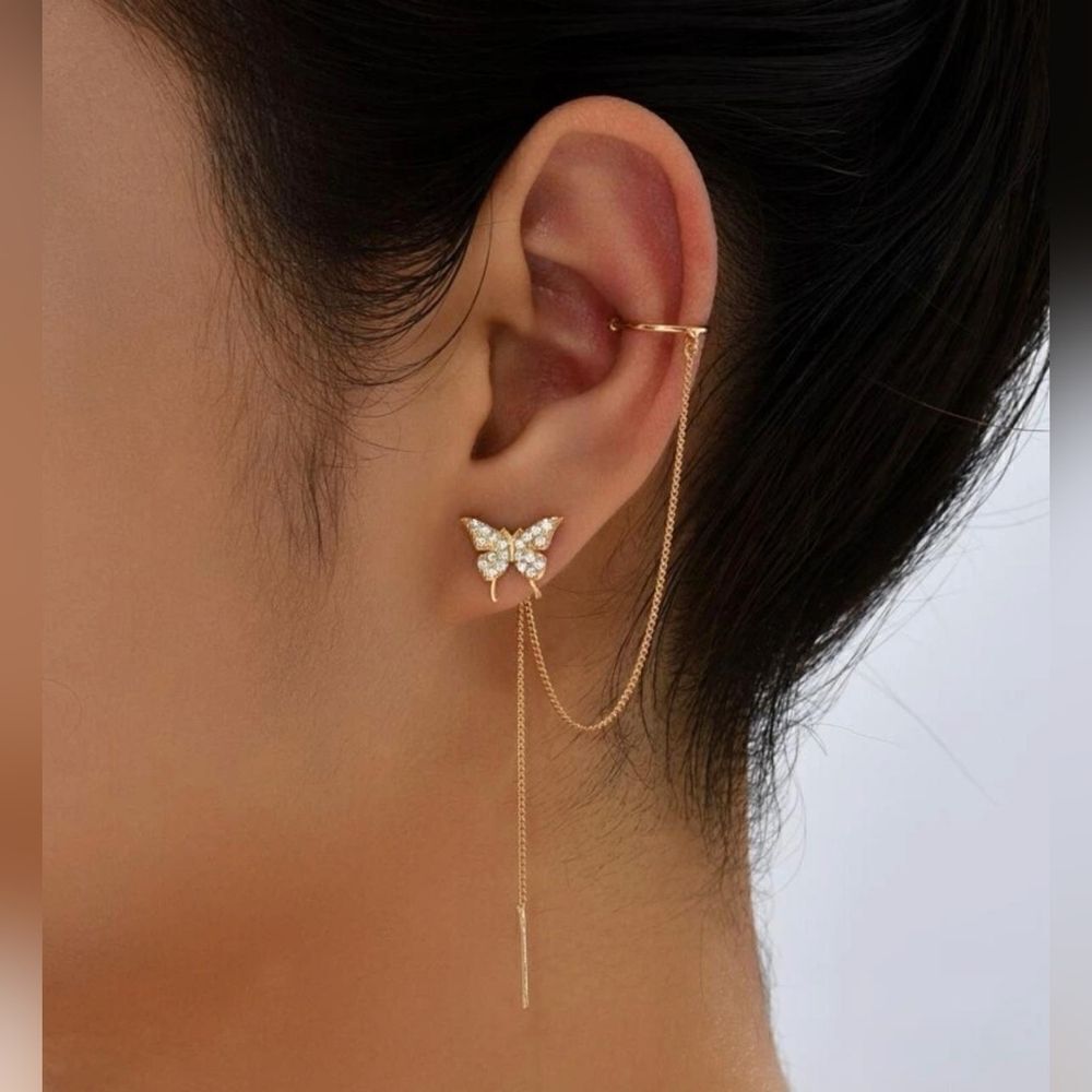 Butterfly Drop Earrings